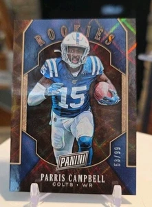 Panini Black Friday Rookies & Prospects Parris Campbell Rookie 2019 #'d 53/99 - Imagen 1 de 2
