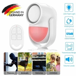 CPVAN PIR Bewegungsmelder Alarm, Bewegungssensor Mit Fernbedienung, 125 Db DHL - Bild 1 von 18