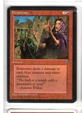 Evaporate - Homelands - UNCOMMON - MTG Magic the Gathering