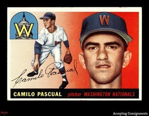 1955 Topps #84 Camilo Pascual RC NATIONALS ROOKIE VG/EX - EX - Picture 1 of 2
