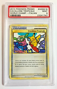 Pokemon PSA 9 MINT World Championship 2010 Cavallone Tropicale Italian Holo - Picture 1 of 2
