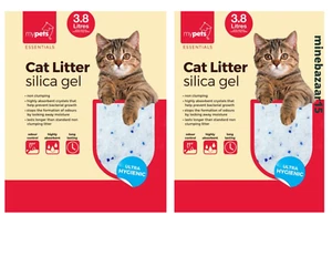 My Pets lettiera per gatti gel di silice da 3,8 litri confezione da 2 | Regno Unito spedizione gratuita e veloce - Foto 1 di 1