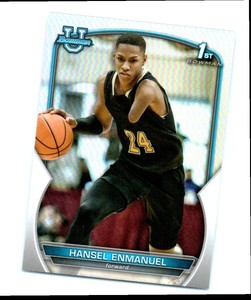 2023-24 Topps Bowman University Chrome Refractor Hansel Enmanuel Rookie #52