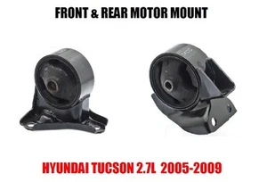 Fits:Front & Rear Motor Mount For Hyundai Tucson 2.7L 2005-2009 2 PCS - Bild 1 von 4