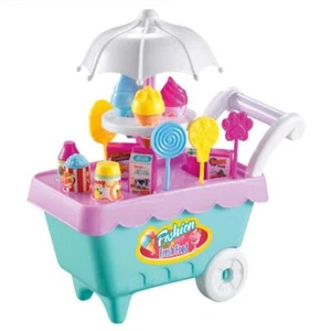Plastic Ice Cart w/ Sound Lights, Set, Birthday Gift 19pcs/set - Picture 1 of 10