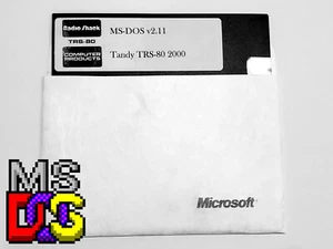 Tandy 2000 (TRS-80 Model 2000) MS-DOS 2.11 Boot Disk on NEW DD 5.25" Floppy Disk - Picture 1 of 3