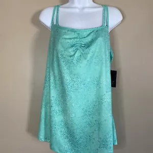 $50 Mountain Hardwear Afra Tank Top Geeen NWT Size XLarge UPF 25 Women's - Picture 1 of 5