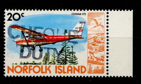 Norfolk Island revenue Cheque Duty MNH fiscal Cover