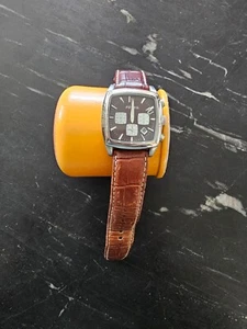 Fossil Arkitekt ME 1048 Stainless Steel Automatic Watch leather band READ - Picture 1 of 9