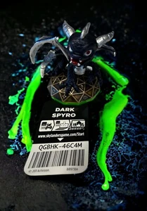 Activision 2011 Skylanders Spyro’s Adventure Dark Spyro Figure Silver Wings New - Picture 1 of 8