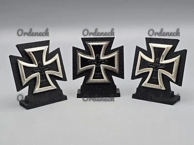 AUFSTELLER IN EK ✠ FORM - FÜR EISERNES KREUZ 1. KLASSE - 1914 - 1939 - WK2 - WK1 - Bild 1 von 4