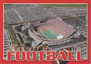 Home of NFL Kansas City Chiefs GEHA Field at Arrowhead Stadium Postcard - Picture 1 of 2