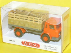 Wiking - Gitteraufbau-Lkw Int. Harvester - H0 1/87 - Nr. 044604 - Neu&Ovp - - Bild 1 von 3