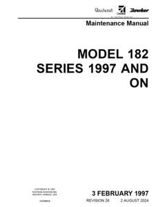 CESSNA MM 182 SERIE P/N: 182SMM REV. 26 DIGITAL BOOK PDF - Picture 1 of 3