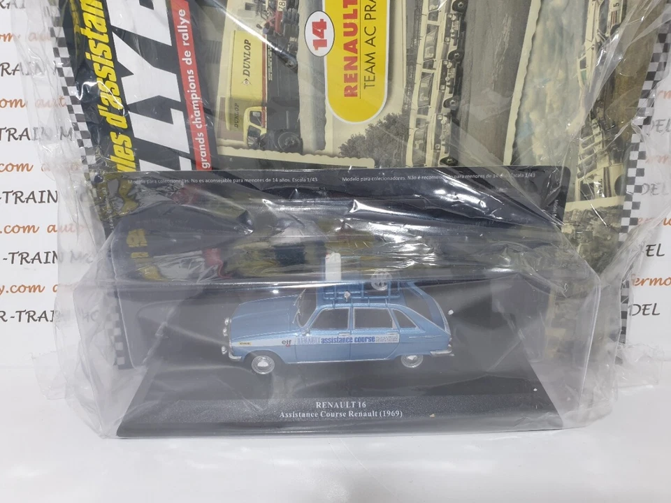 Assistenza Rally DE AGOSTINI (FRANCE) - Renault 16 Assistance Course 1969 - 1:43 - Immagine 1 di 1