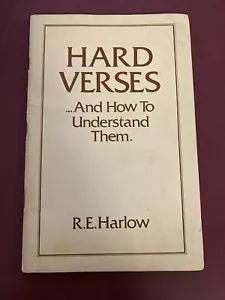 Harte Verse und wie man sie versteht von R E Harlow Booklet - Bild 1 von 2