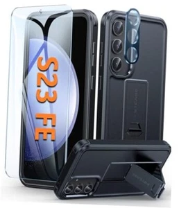 for Samsung Galaxy S23-FE Case: Military Grade Drop & Shock S23 FE-Black - Picture 1 of 7