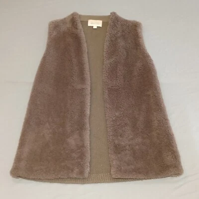 Chaleco Suéter Bisagra Mujer Piel Sintética M Marrón Mixto Medios Sin Mangas Abierto Mobwife.  Foto 1 de 4