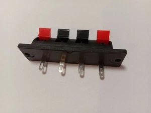 12 pcs WP Push Type Speaker Terminal Board Connector 64.5x17.6mm WP4-7S Solid - Picture 1 of 5