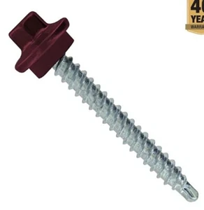 #12 X 1 1/2" Steelbinder Self-Drilling Metal Roofing Screw Brandywine, Pkg 250 - Picture 1 of 2