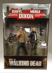 AMC The Walking Dead Daryl & Merle Dixon Action Figure Set Mcfarlane Toys - Picture 1 of 19