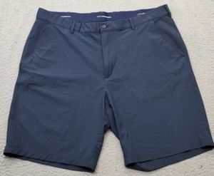 Greg Norman Golf Shorts Men Size 40 Blue Polyester Stretch Low Waist Comfort Fit - Picture 1 of 9