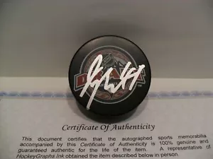 James Reimer Autographed Signed 2006 NHL Draft Puck COA - San Jose Toronto - Picture 1 of 1