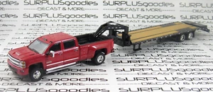 Greenlight 2018 CHEVROLET SILVERADO HD 3500 Dually Pickup w/Gooseneck Trailer - Picture 1 of 10