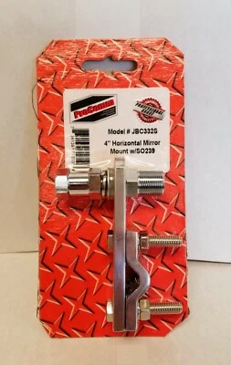 ProComm JBC332S 4" Heavy Duty Single Groove Horizontal Mirror Mount w/SO239 - Image 1 of 3