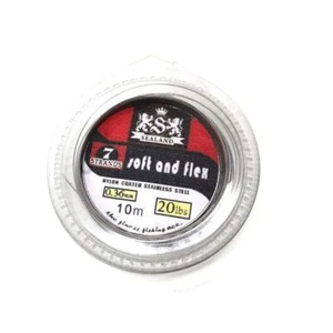 5lb200lb 7 Strands Fishing Line Wire Leader Nylon Coated Stainless Steel Leader - Picture 1 of 7