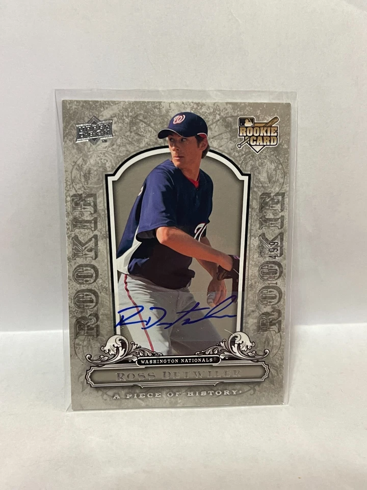 2008 UD A Piece of History 新秀亲笔签名 #149 Ross Detwiler/499 — 第 1/1 张图片