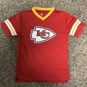 NFL Kansas City Chiefs Youth T shirt V neck - Youth Size L (7) - 1813 - Picture 1 of 3