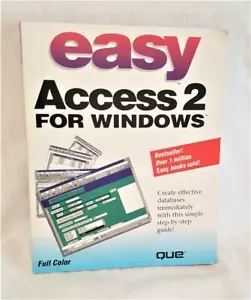EASY ACCESS 2 FOR WINDOWS - QUE 1994 - Foto 1 di 3