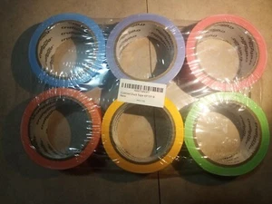 Craftzilla Rainbow Colored Duct Tape 6 Bright Colors 15 yards X 2 Inch - Picture 1 of 3