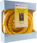 Pre-Cut Spiral Wrap Hose Protector, 1.5" OD, 12' Length, Yellow