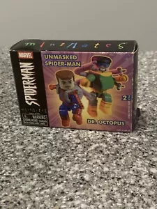 Marvel Minimates 2 Pack Doc Ock & Unmasked Spider-Man- NEW - Picture 1 of 2