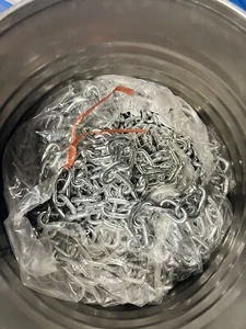 5/16" Zinc Plated Grade 30 Chain Bulk 50 FT Proof Coil 1900 lbs WLL G30 - Picture 1 of 2