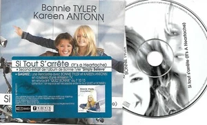 CD CARTONNE CARDSLEEVE PICTURE BONNIE TYLER & KAREEN ANTONN SI TOUT S'ARRETE 2T - Foto 1 di 1