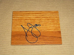 Gary Forbes handsigniertes Floorboard NBA Houston Raptors Nuggets Basketball - Bild 1 von 1