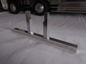 TAMIYA 1/14 Tank Trailer Dedicated Polished Rear Bumper - Picture 1 of 10