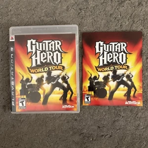 Guitar Hero: World Tour PS3 (Sony PlayStation 3) nur Hülle und Handbuch ohne Spiel - Bild 1 von 2