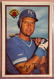 1989 Bowman George Brett Baseball Card #121 Kansas City Royals MLB Baseball - Picture 1 of 2