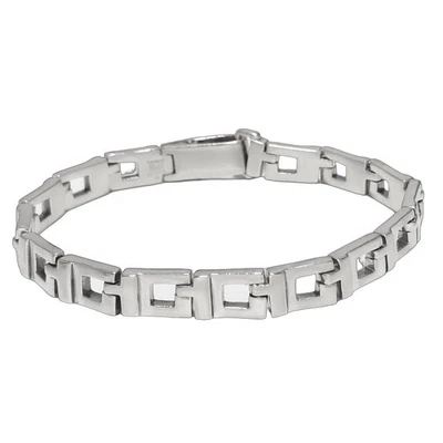 GUCCI Bracciale Braccialetto Ritaglio Catena Argento 925 Accessorio Donna... - Immagine 1 di 4