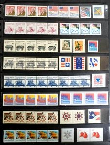 Pagina USA di bobine numero targa MNH - Foto 1 di 1