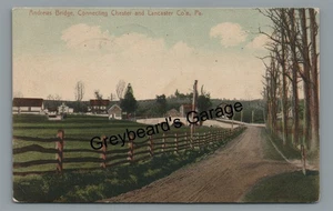 Postal Andrews Bridge COLERAIN TWP Chester Lancaster County Pennsylvania - Imagen 1 de 2