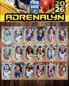 Panini Fifa 365 2026 Full Set 18 Elite Cut (Mbappe, Doue, Haaland, Yamal) - Bild 1 von 1