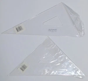 Strumenti da disegno STAEDTLER Mars 964 x 2 Pro 11 3/4" triangolo 10-60 e 8-45 NUOVI - Foto 1 di 5