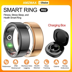 Smart Ring Multi-sports Modes Pedometer Fitness Tracker Health Monitoring - Picture 1 of 32