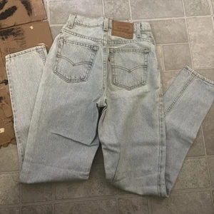 Vintage Levis Jeans Women’s Size 5 90s Made in USA 512 Slim Fit Taper Leg Grunge - Picture 1 of 7