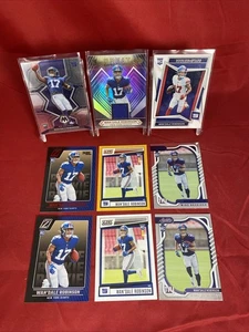 WAN’DALE ROBINSON RC SP Lot (9) 2022 PATCH RELIC BLUE RED Foil NFL Card GIANTS - Picture 1 of 12